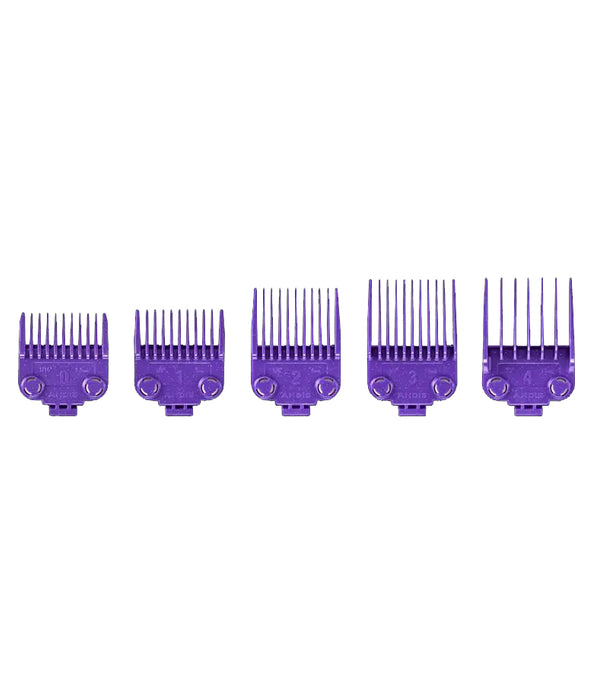 Andis Nano Silver Magnetic Attachment 5-Combs, Small Model #AN-560997, UPC: 040102004872