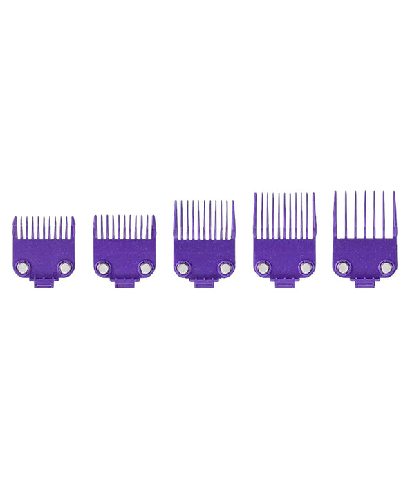 Andis Nano Silver Magnetic Attachment 5-Combs, Small Model #AN-560997, UPC: 040102004872