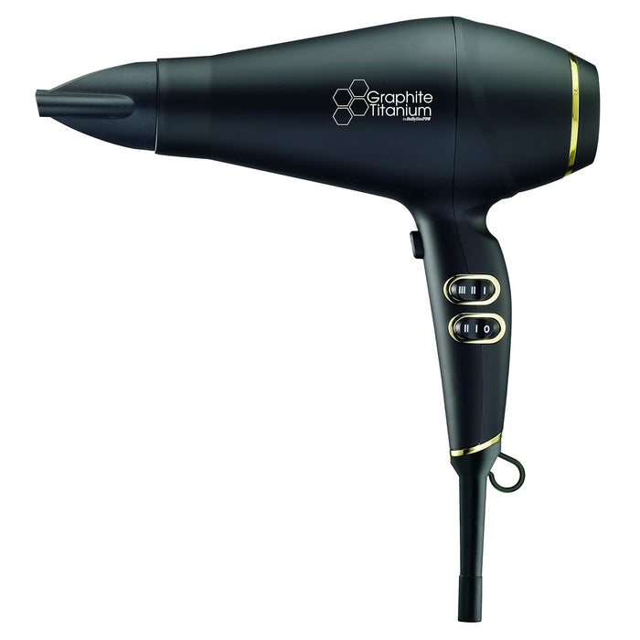BaByliss PRO Graphite Titanium Dryer & Graphite Titanium Flat Iron 1" Prepack Model #BB-BGTPP2UC, UPC: 074108448033