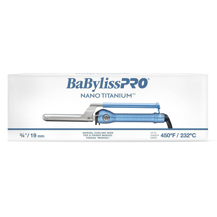 BaBylissPRO Nano Titanium ¾" Marcel Curling Iron Model #BNT75M, UPC: 074108413956