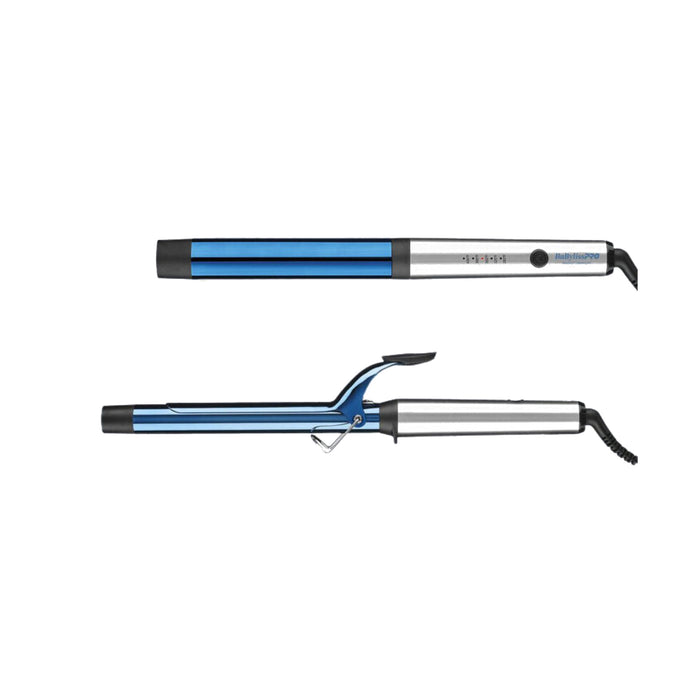 BaBylissPRO Nano Titanium 1" Extended-Barrel Curling Iron & 1 1/4" Curling Wand Gift Set Model #BB-BNTPP56UC, UPC: 074108475138