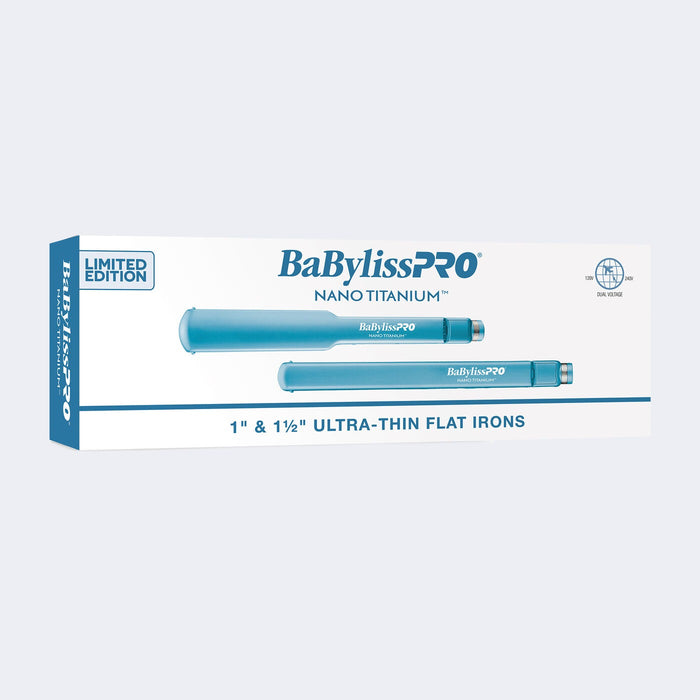 BaBylissPRO Nano Titanium™ 1" & 1½" Ultra-Thin Flat Iron Gift Set Model #BB-BNTPP57UC, UPC: 074108475145