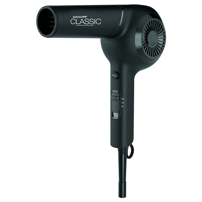BaByliss PRO Classic Dryer (Black) & Porcelain Ceramic 1" Flat Iron Prepack Model #BB-BPPP4UC, UPC: 074108448163