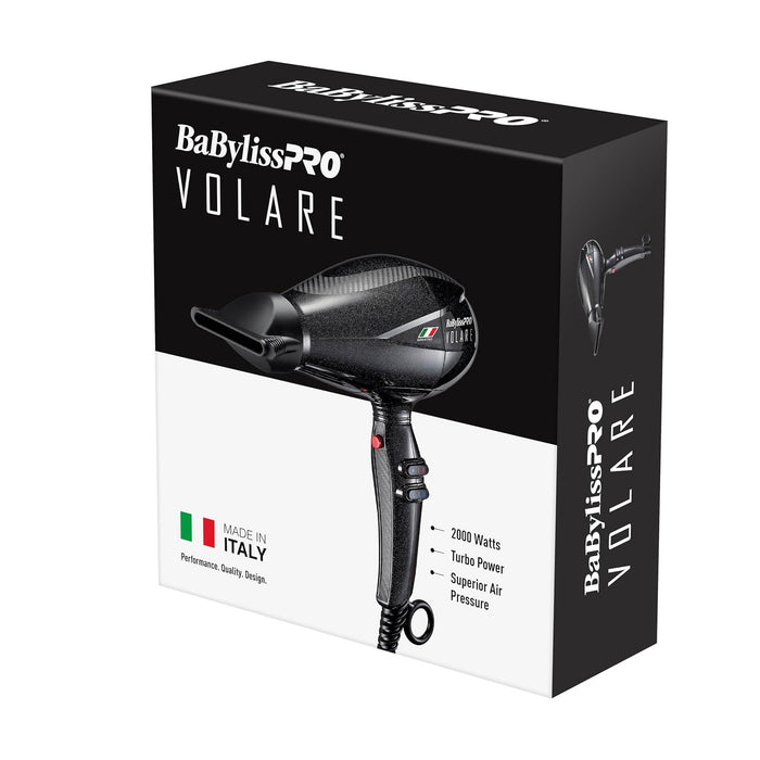 BaBylissPRO Volare V1 Dryer - Black Model #BB-BVOL1, UPC: 074108464880