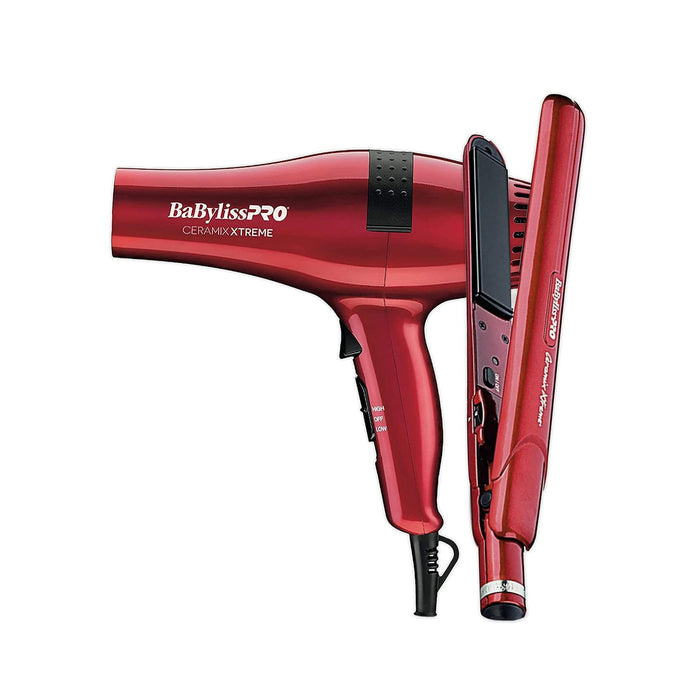 BaBylissPRO CERAMIX XTREME 1" Straightening Iron & Professional Dryer Prepack Model #BB-CEPP1, UPC: 074108428783