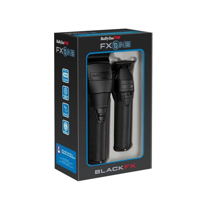BaBylissPRO FXONE BlackFX Clipper & Trimmer Prepack (Tools Only) Model #BB-FX1CTMBTO, UPC: 074108489050