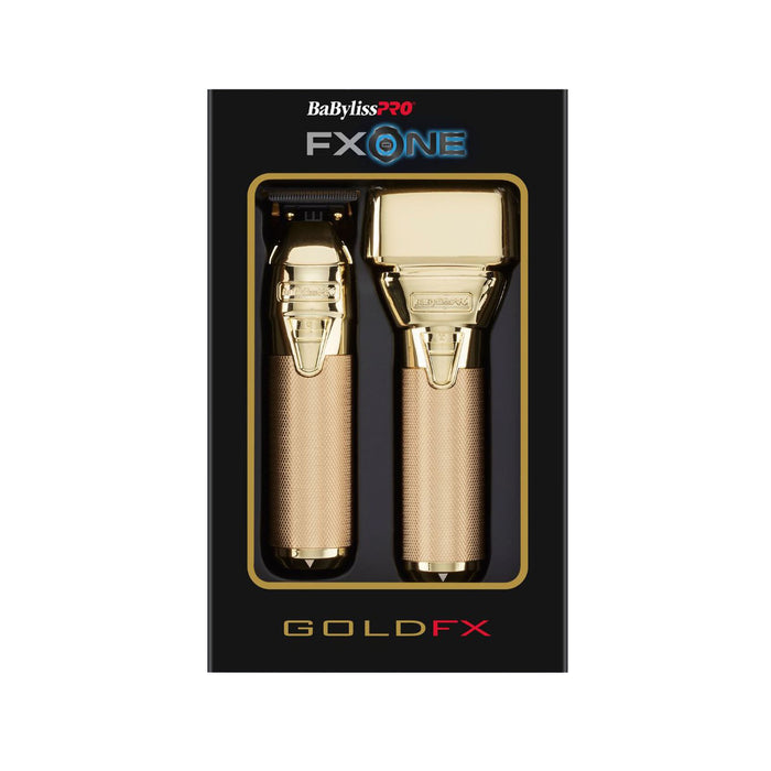 BaBylissPRO FXONE GoldFX Trimmer & Foil Shaver Prepack (Tool Only) Model #BB-FX1FSTGTO, UPC: 074108489722