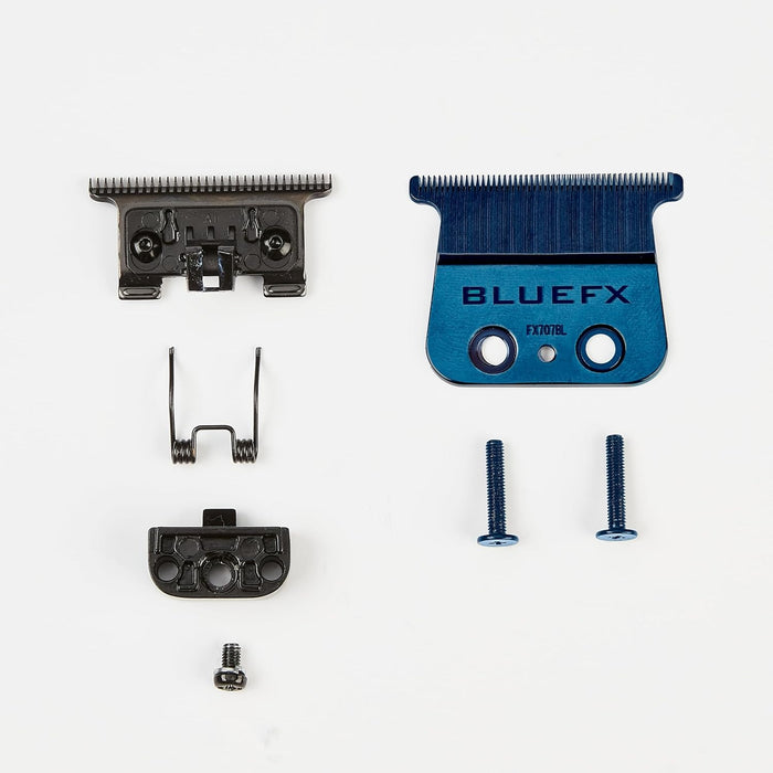 BaBylissPRO Blue DLC/Titanium Standard Tooth T-Blade Model #BB-FX707BL, UPC: 074108483720