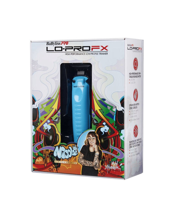 BabylissPro Influencer Edition LoProFX Trimmer Blue Model #BB-FX726BI, UPC: 074108474964