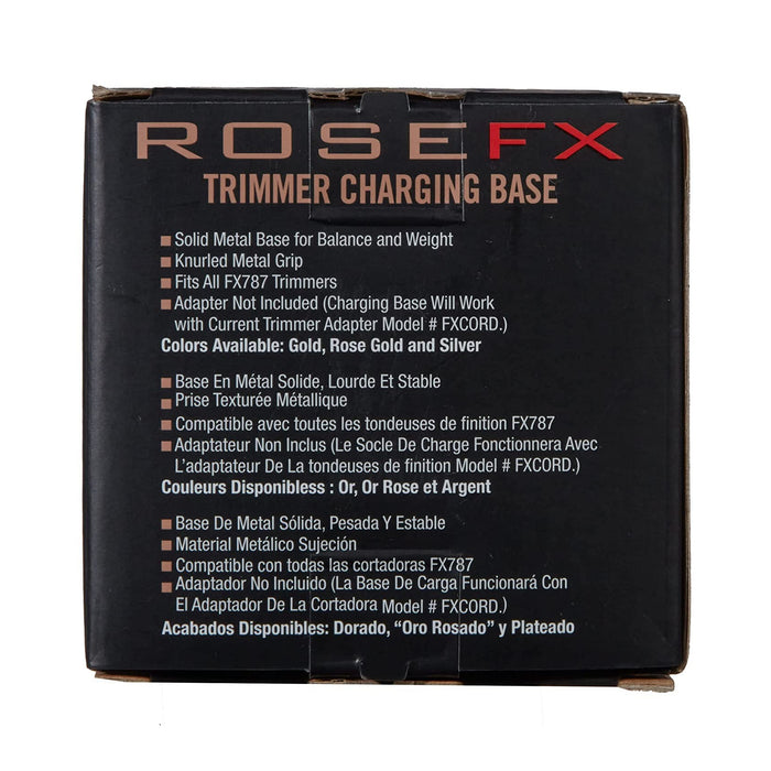 BaBylissPRO ROSEFX Trimmer Charging Base Model #BB-FX787BASE-RG, UPC: 074108453440