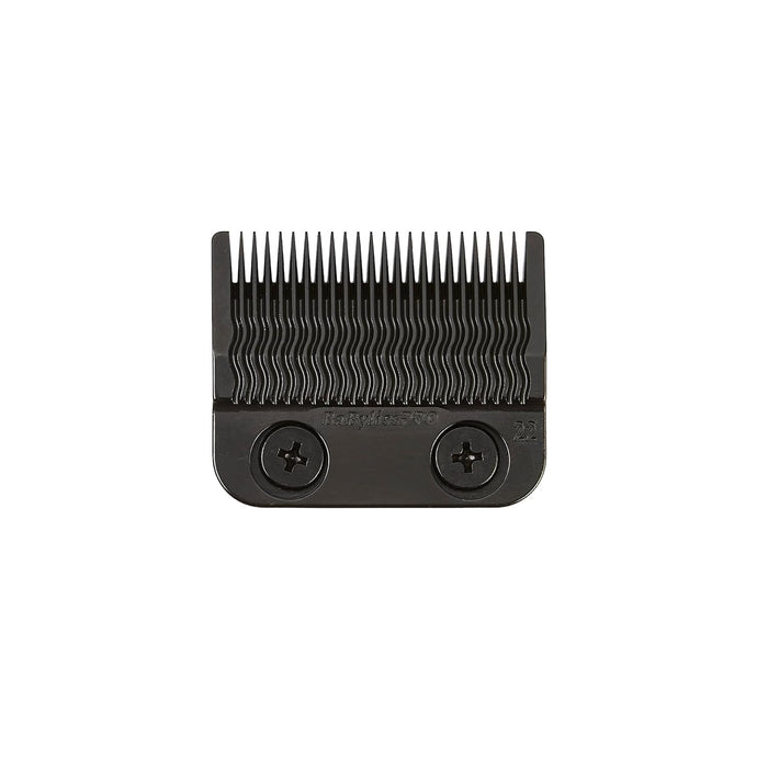 BaBylissPRO Black Titanium Metal-Injection Molded (MIM) Precision Fade Blade Model #BB-FX8022B, UPC: 074108483836