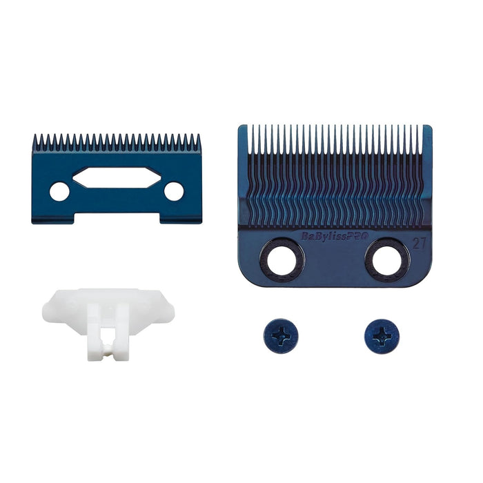 BaBylissPRO Blue Titanium Metal-Injection Molded Precision Fine Detailing Blade Model #BB-FX8027BL, UPC: 074108483744