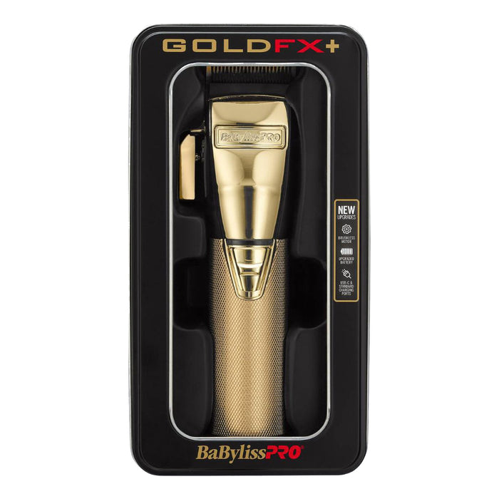 BaBylissPRO GoldFX+ All-Metal Lithium Clipper Model #BB-FX870NG, UPC: 074108475022