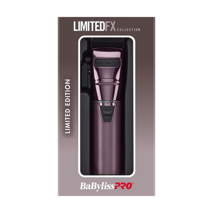 BabylissPRO LimitedFX Purple All-Metal Clipper Model #BB-FX870NP, UPC: 074108487988