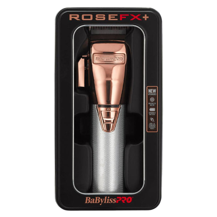 BaBylissPRO RoseFX+ All-Metal Lithium Clipper Model #BB-FX870NRG, UPC: 074108475039