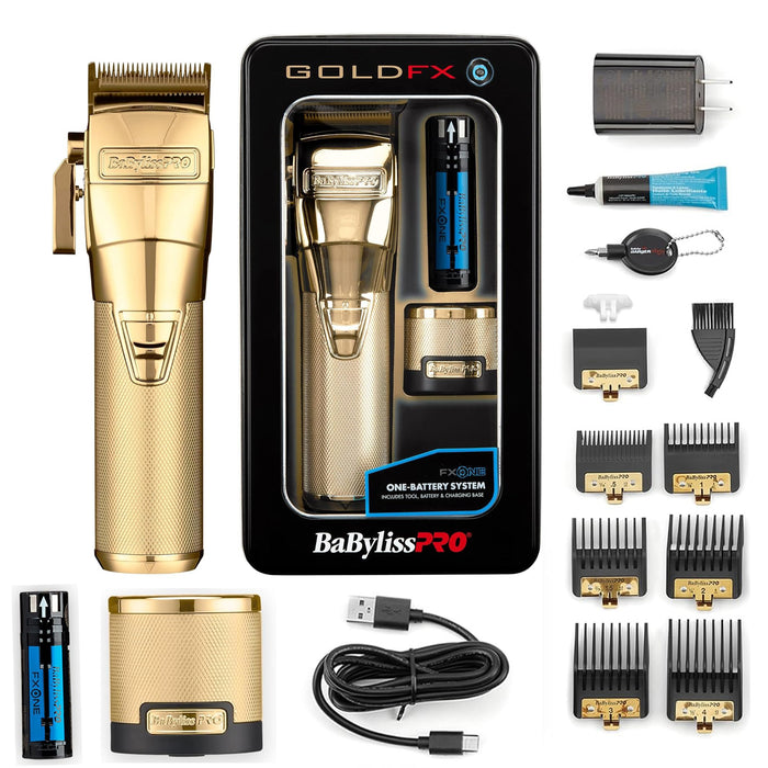 BaBylissPRO FXONE GOLDFX Clipper Model #BB-FX899G, UPC: 074108477644