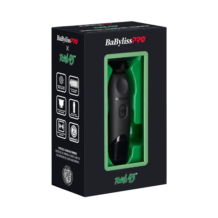 BaBylissPRO x Tomb45 Wireless-Charging Trimmer Model #BB-FXT45T, UPC: 074108490544