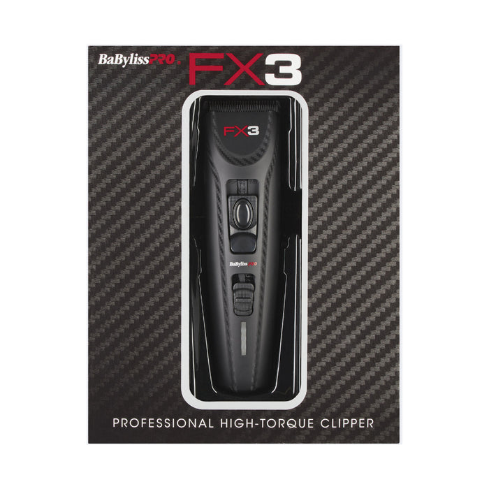 BabylissPRO Professional FX3 Cordless Clipper Black Model #BB-FXX3CB, UPC: 074108458858