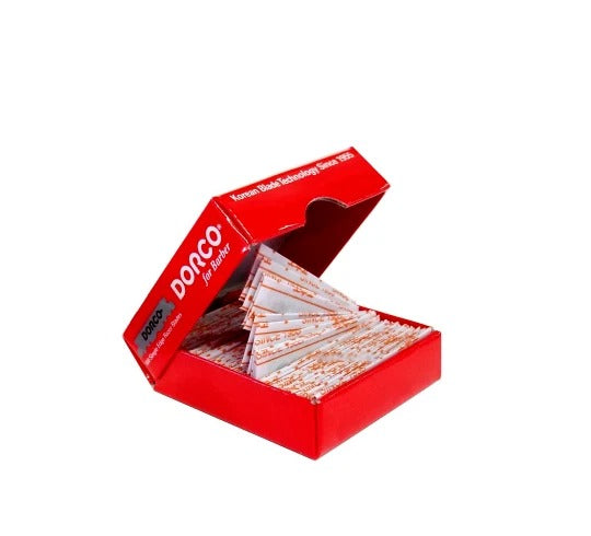 DORCO Single Edge Razor Blades (Red) - Pack of 50 Model #DO-HST300R-PK50, UPC: 8801038602295