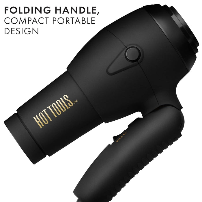 Hot Tools Salon 1875 Watts Turbo Ionic DC Travel Dryer Model #HTDR5582N1, UPC: 078729055823