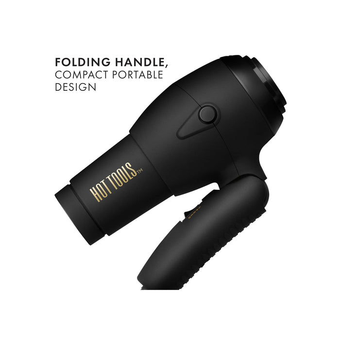 Hot Tools Salon 1875 Watts Turbo Ionic DC Travel Dryer Model #HTDR5582N1, UPC: 078729055823