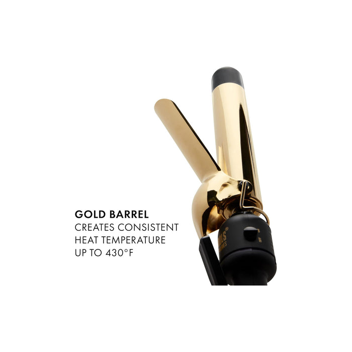 Hot Tools 1-1/4" Gold Curling Iron/Wand Model #HTIR1576SN2, UPC: 078729215760