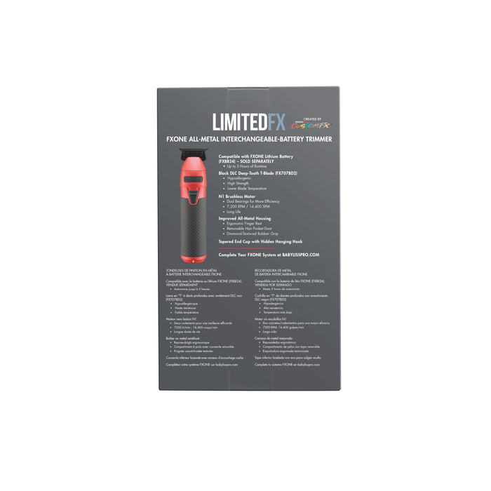 BaBylissPRO FXONE Limited Edition Matte Deep Orange Trimmer (Tool Only) Model #BB-LFX799OC, UPC: 074108487728