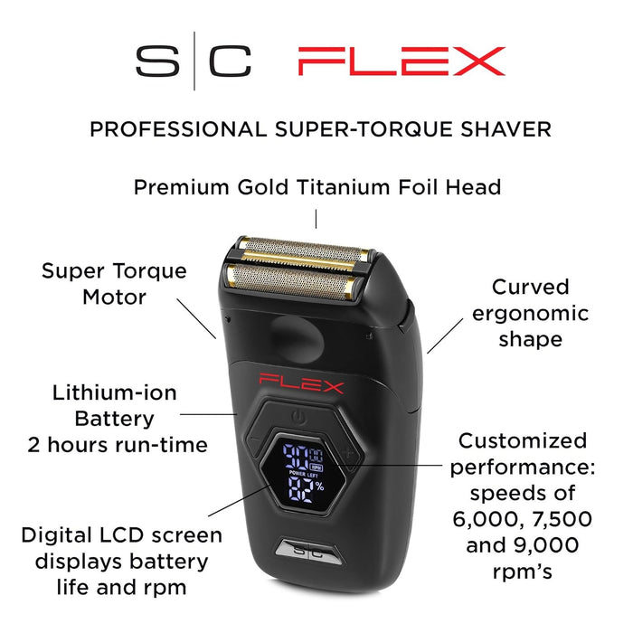StyleCraft Professional Flex Foil Shaver Model #ZZ-SC806B, UPC: 810069132273