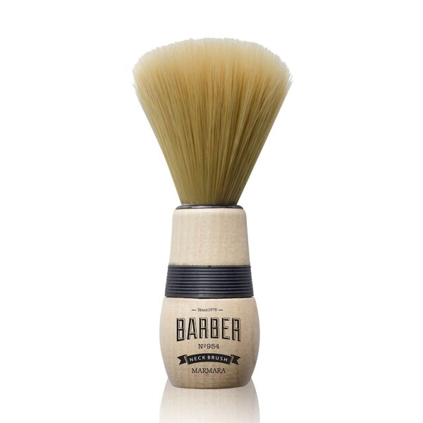 Marmara Barber Shaving Brush Wood - Wooden shaving brush No. 954 Model #BNB-954, UPC: 8691541000714