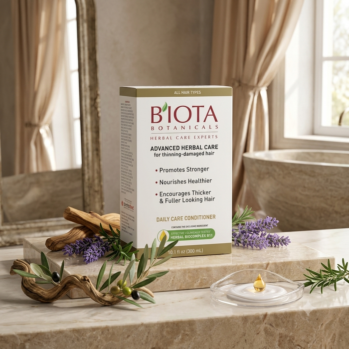 Biota Botanicals Advanced Herbal Care Conditioner Pack of 2 10.1 fl oz botanical daily conditioner for thinning dry weak and damaged hair