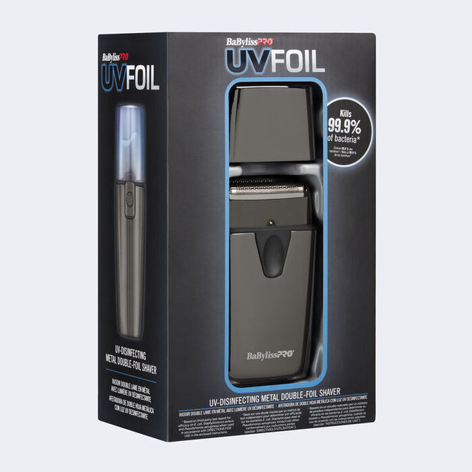 BaByliss PRO UV-Foil Cordless Double Foil Shaver Model #BB-FXLFS2, UPC: 074108467089