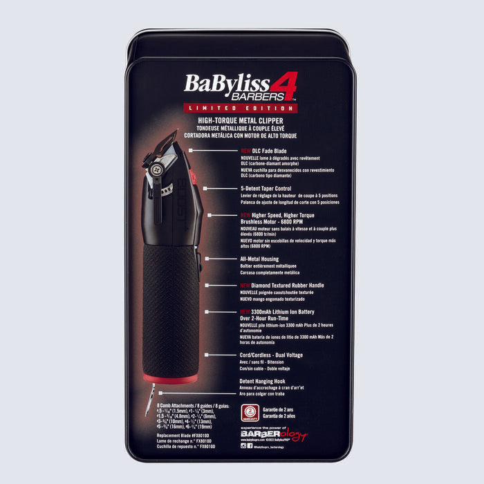 BaBylissPRO Limited Edition! Influencer Collection Red FX Clipper
