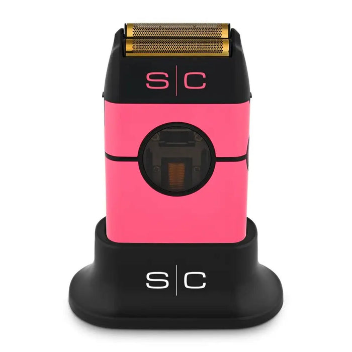 StyleCraft Instinct Metal Shaver - PINK - Double Foil with IN2 Vector Motor and Intuitive Torque Control Model #SC807PK, UPC:810069132785