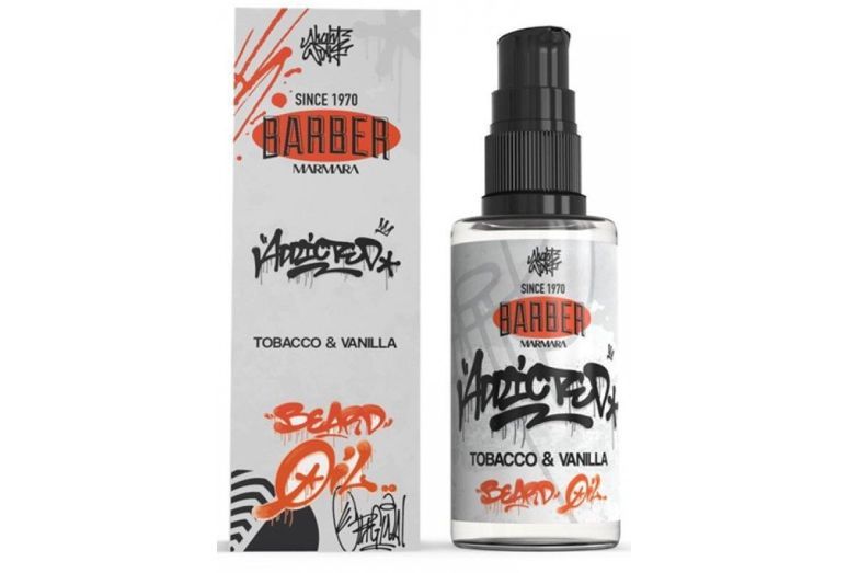 Marmara Barber Tobacco & Vanilla Beard Oil 50 ml Model #BBO-50-TV, UPC: 8691541010904