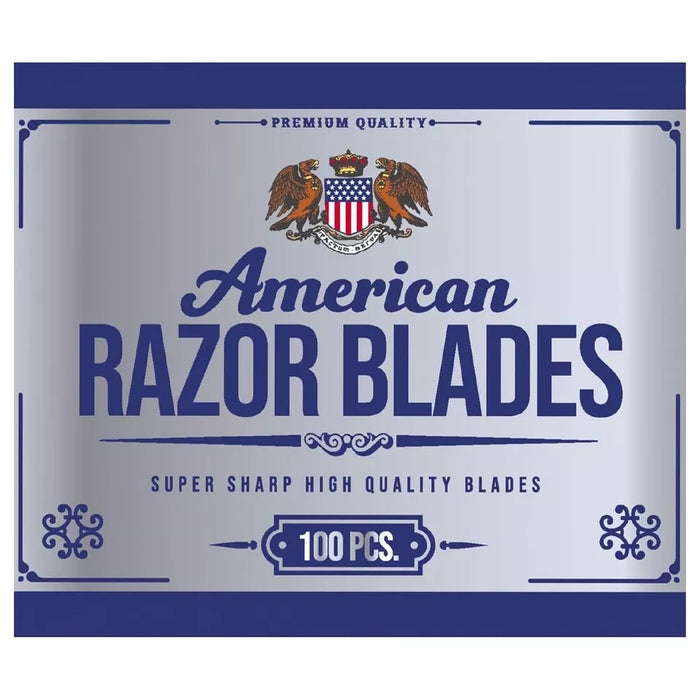 The Shave Factory American Razor Blades - Single Edge Razor Blades - Pack of 1 Model #TSF-ARBSPK1 UPC: 840302417546