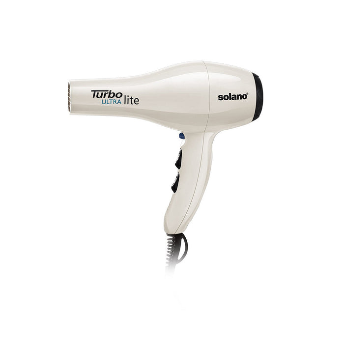 SOLANO Ultralite 1700 Watt Professional Dryer, White Model #SN-201545W, UPC: 032552854534