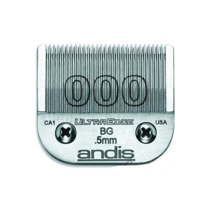 ANDIS Size 000 Graduation Blade Close Cutting - 1/50" - .5 mm Model #AN-64480, UPC: 040102644801