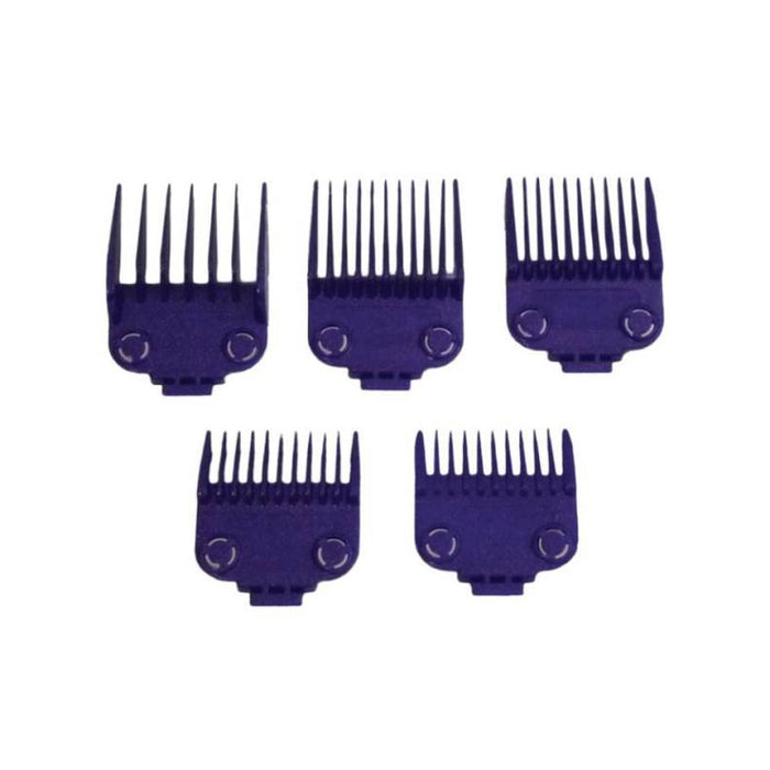 ANDIS Nano-Silver Magnetic Attachment 5-Combs, Small, Sizes 1/16", 1/8", 1/4", 3/8", 1/2" Model #AN-66345, UPC: 040102663451