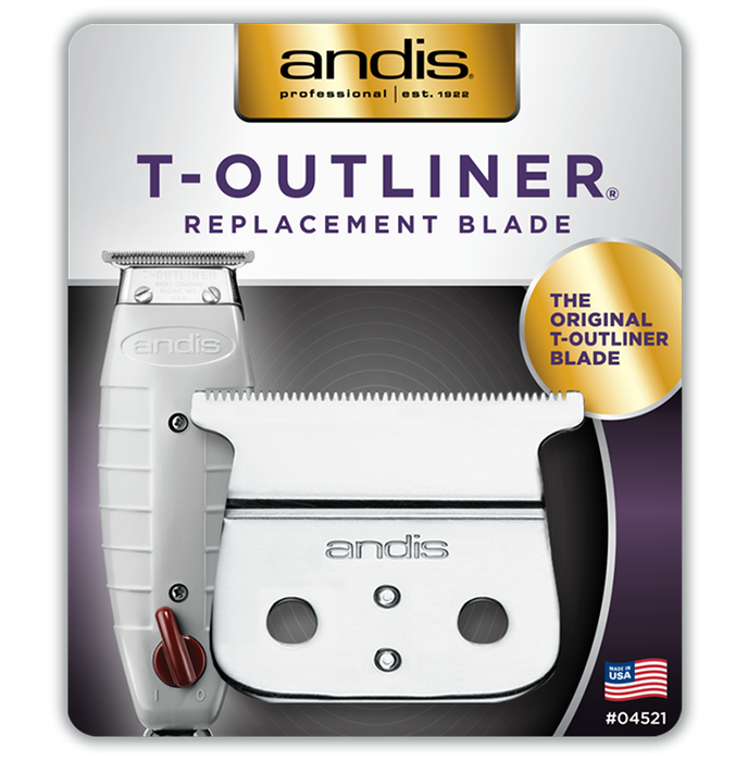ANDIS Blade for T-Outliner Trimmer Model #AN-04521, UPC: 040102045219