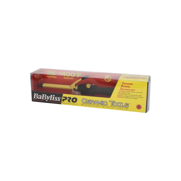 BABYLISS PRO Ceramic Tools 5/8" Spring Curling Iron Model #BB-CT58S, UPC: 074108021168