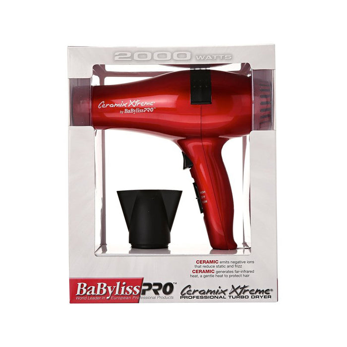 BABYLISS PRO Ceramix Xtreme Dryer RED Model #BB-BABR5572, UPC: 074108211156