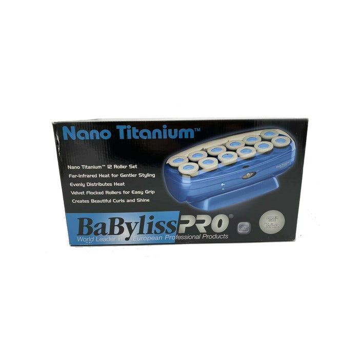 BABYLISS PRO Nano Titanium Professional 12 Jumbo Roller Hairsetter Model #BB-BABNTCHV15, UPC: 074108251923