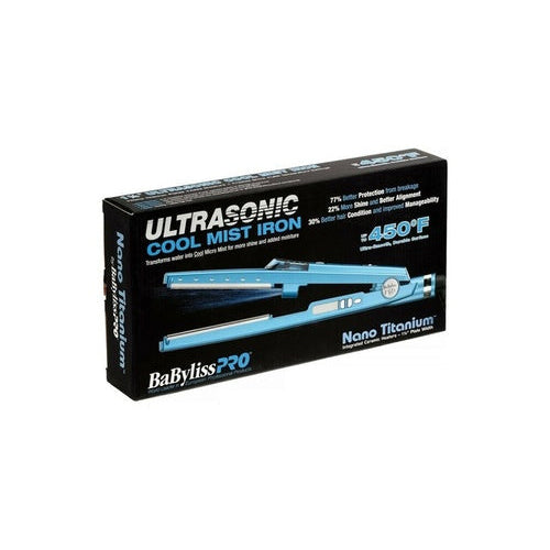 BABYLISS PRO Nano Titanium 1 ¼" Ultrasonic Straightener Model #BB-BABNT2191T, UPC: 074108292216