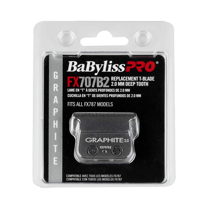 BABYLISS PRO Tooth T-Blade, Black Graphite Fine Model #BB-FX707B2, UPC: 074108422460