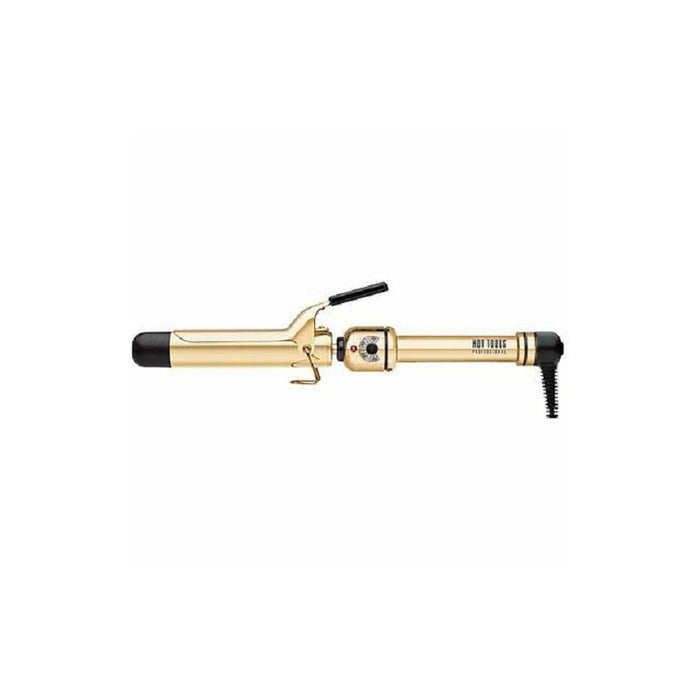 HOT TOOLS Limited Edition 24K All Gold 1.25" Spring Curling Iron Model #HO-HT1110AG, UPC: 078729003107