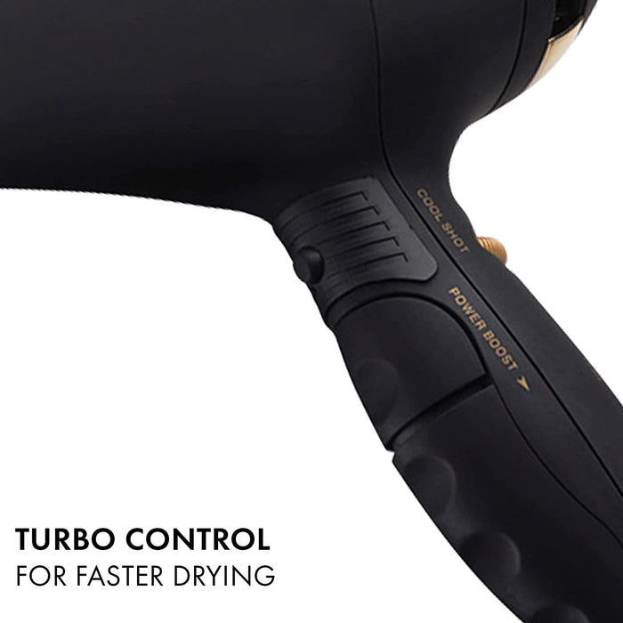 HOT TOOLS Black Gold Turbo Ionic Salon Dryer Model #HO-HT7017BG, UPC: 078729170175