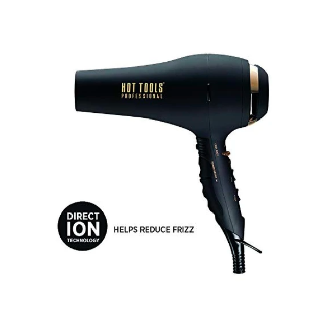 HOT TOOLS Black Gold Turbo Ionic Salon Dryer Model #HO-HT7017BG, UPC: 078729170175