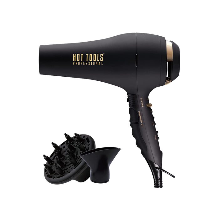 HOT TOOLS Black Gold Turbo Ionic Salon Dryer Model #HO-HT7017BG, UPC: 078729170175