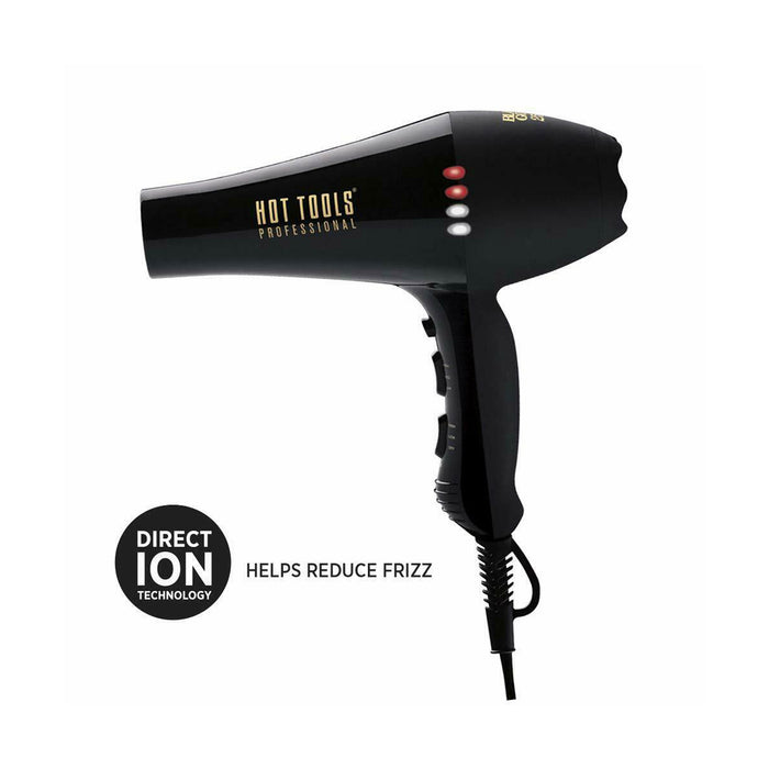 HOT TOOLS Black Gold Ionic Ac Motor Salon Dryer Model #HO-HT7008BG, UPC: 078729370087