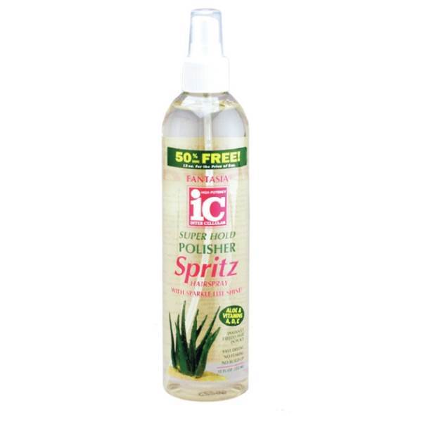 FANTASIA Ic Super Hold Polisher Spritz Hair Spray, 12 Oz Model #FN-501275, UPC: 011313012758